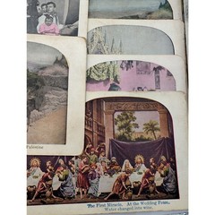 (46) VTG Stereoscope Views Cards Side-by-Side Religous/Around the World