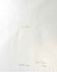 WALTER SILVER GELATIN SILVER PRINT UNDER SNOW 1974 SIGNED DATED
