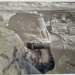 Ansel Adams Lithograph auth. 1995 Gardner framed canyon Chelly Arizona 27×33