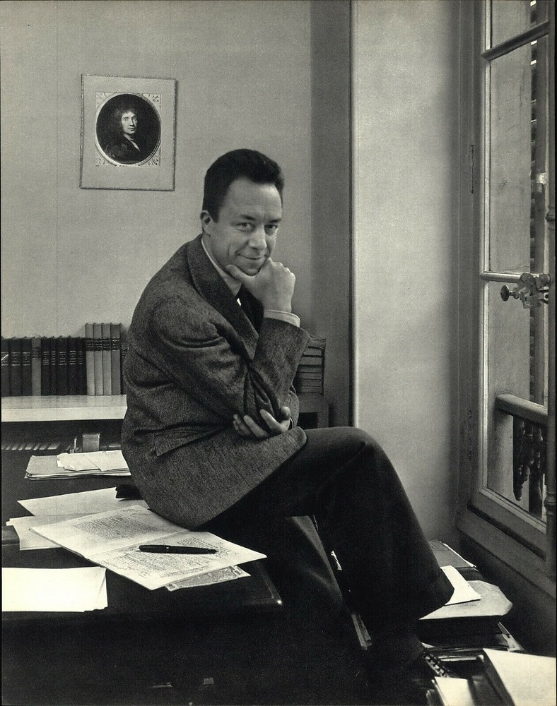 1954 1967 Albert Camus Author Yousuf Karsh Portrait Art Photo Photogravure