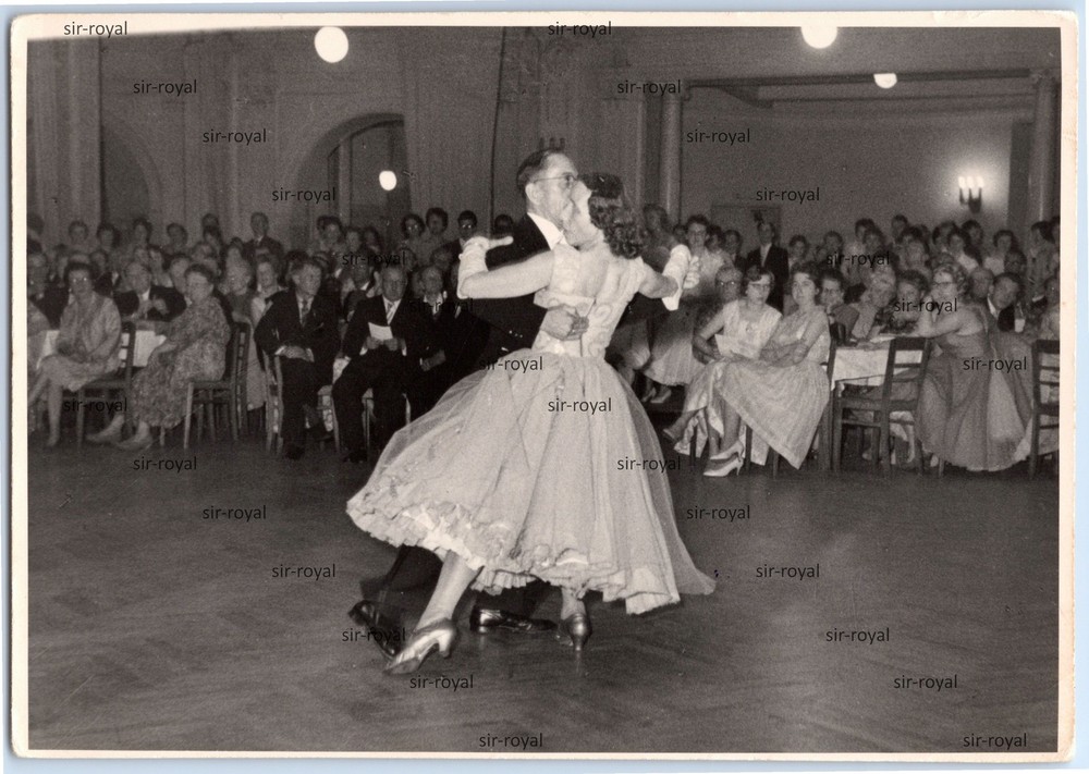 Zittau 1960 – Foxtrot Dancing Tournament – 1960s – Photo Postcard 15x10cm