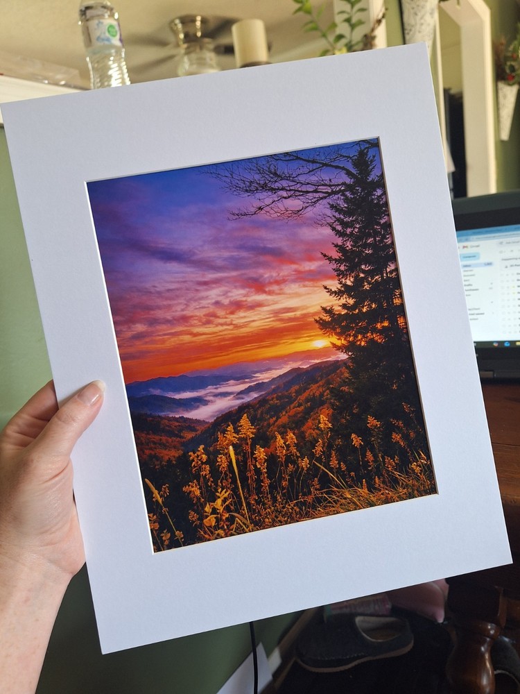 Office Decor Mountain Morning Vibes Sunrise Photography Print Enhance The Mood