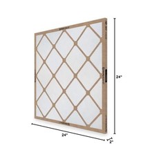 PAMLICO AIR 24 in. W X 24 in. H X 2 in. D Fiberglass 4 MERV Air Filter 12pk