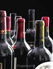 KELLY WILLIAM WRIGHT Signed Original Wine Bottle Necks NAPA California Photo Art
