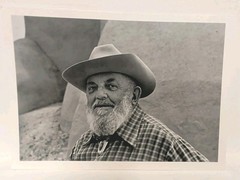 1986 Ansel Adams Photo Postcard taken by Beaumont Newhall Scheinbaum & Russek
