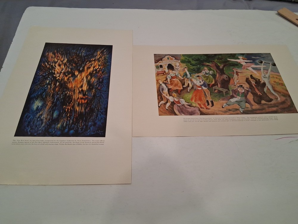 Pavel Tchelitchew The Fire Bird Suite Igor Stravinsky Russian Legend Print Pf B