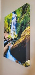 Canvas Photo Mingo Falls Cherokee, NC 16×20 Signed Ltd Edition Gallery Wrapped
