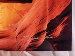 Peter Lik Signed Antelope Canyon Photo 1142/1900 Acrylic Mount w/ COA 39″×28″