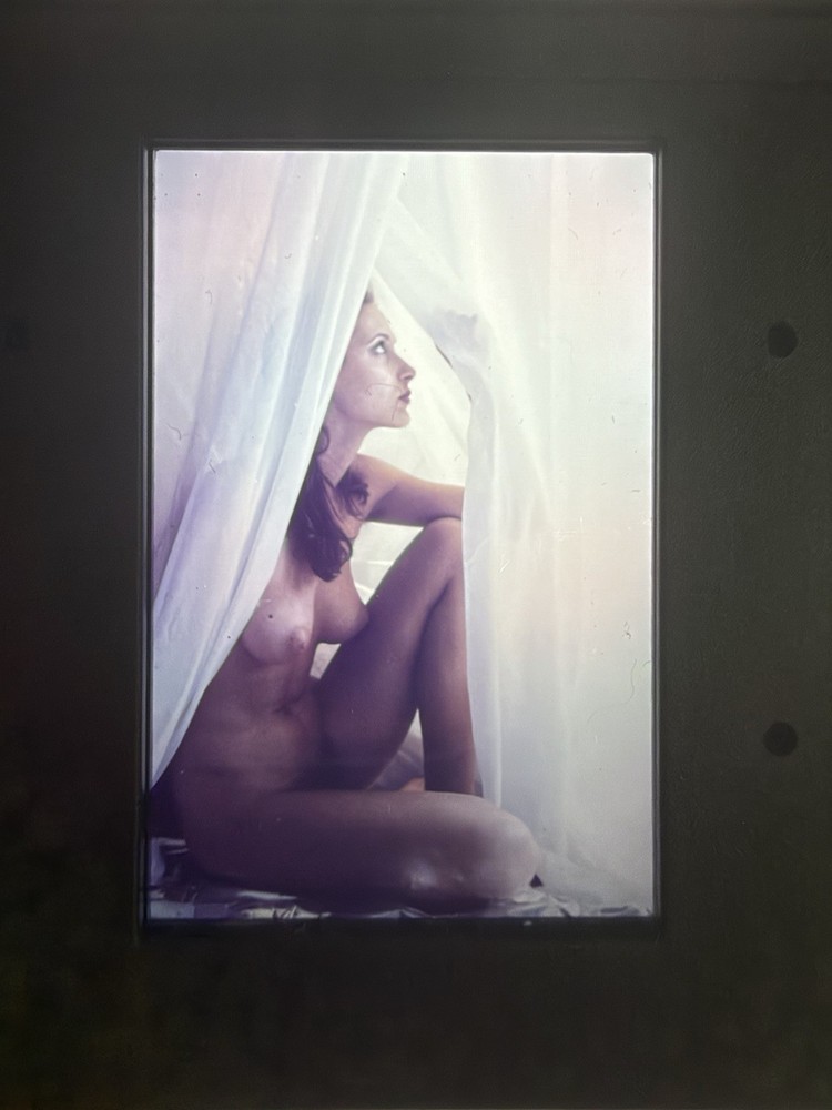 Vintage 35mm Colour Slide Portrait Woman Original Slide Photograph