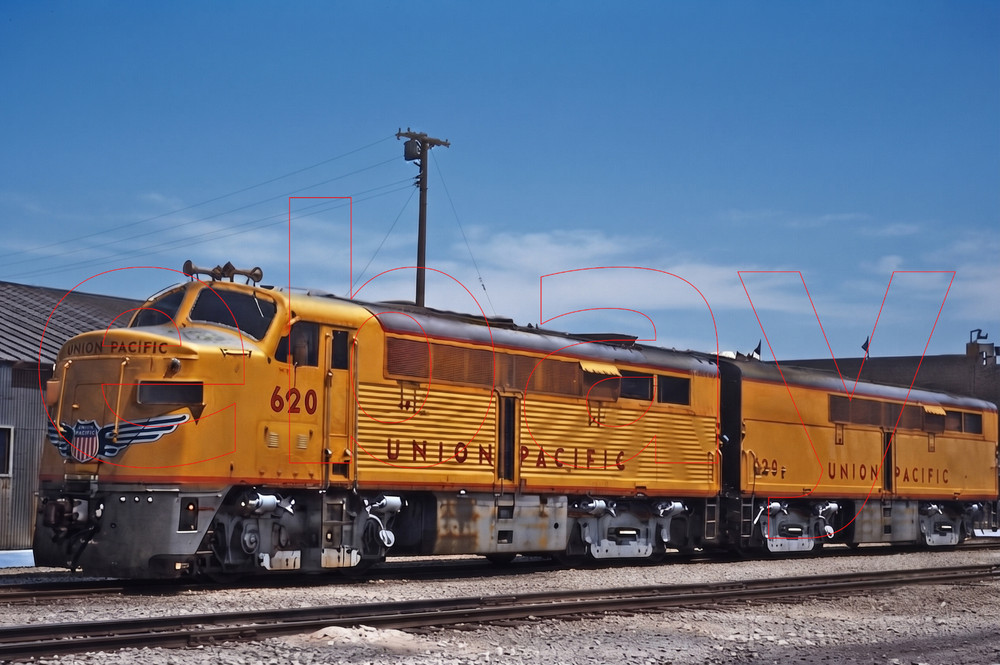 Photo Art Print of Union Pacific’s General Electric UM20-B No. 620 circa 1960s