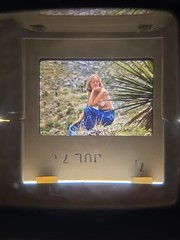 Org Nude Camera Club 70’s 35mm Risque Slide – WOMAN IN SOUTHWEST WESTERN DESERT