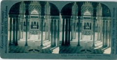 Stereo Photo Granada Andalusia Spain, Court of the Lions,… – 10769114