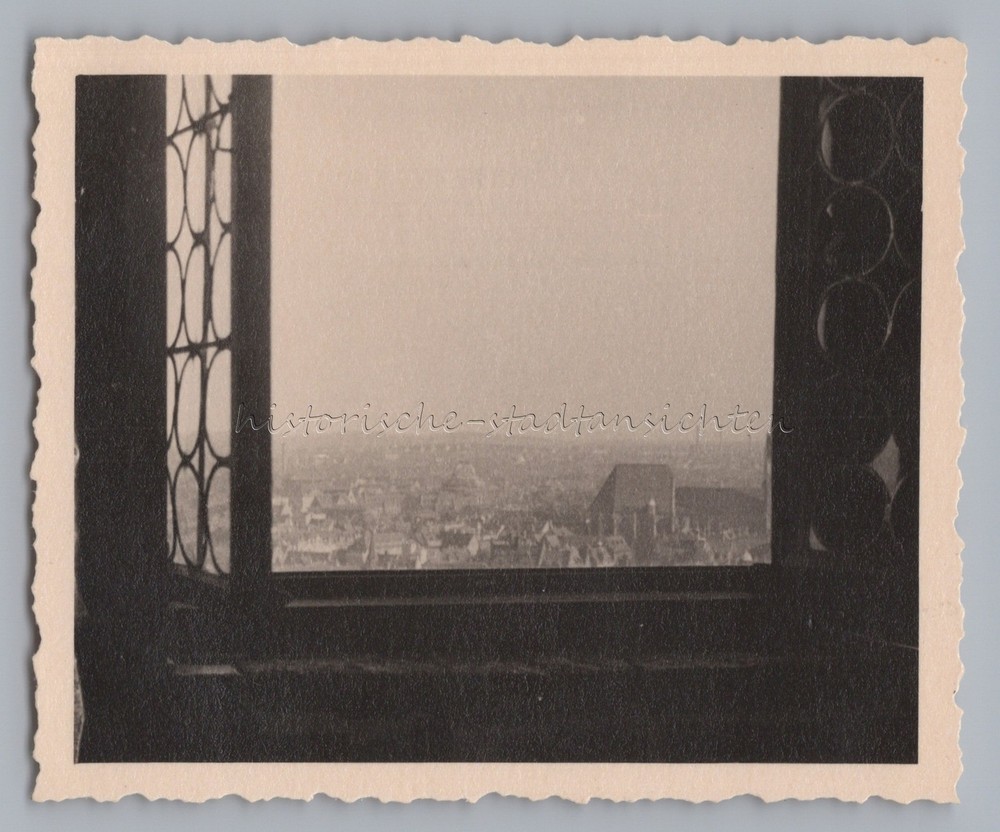 Nuremberg 1933 – View From The Window – Old Photo 1930s
