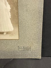 Rare Large Portrait Young Girl Late 19th Century G. L. Arlaud Geneva Switzerland