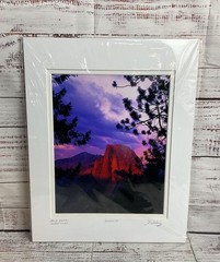 Half Dome Alpine Glow Photograph Signed by Dan Warsinger