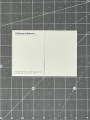 Vintage 1991 MOMA Postcard – Peter Brown – Aki Climbing 1985