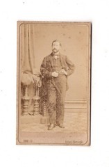 Julius Gertinger CDV photo fine gentleman-Vienna 1866