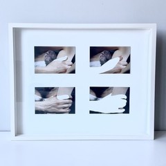 Oliver Herring Original Framed Digital C-Print Photography Art 2004 Hands Series