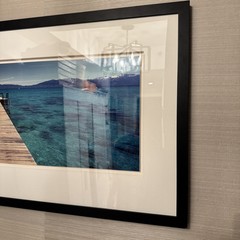 Peter Lik «Tahoe Jetty» Lake Tahoe 1M Framed Picture w/ COA