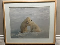 Thomas Mangelsen «Bear Hug» Signed Limited Edition 1054/1500 Photograph Print