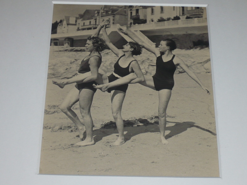 Monsieur X Tirage Argentique D’Epoque / Deauville «Exercices» 1930s