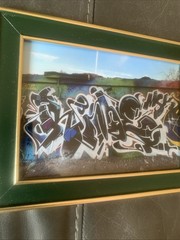 graffiti Art High Gloss Photograph By RIME MSK SIGNED Lmtd @100 Framed!