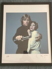 Luke & Leia, Star Wars 1977—Limited Edition 21/50 Terry O’Neil x Gift Gift COA