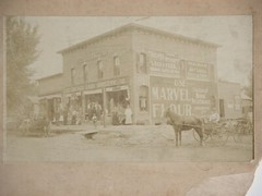 Winona Minnesota Photograph MN Mark & Huff St JULIUS DEILKE Grocery Store 1890s