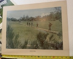 Lot 12 Vtg 1976 US Gov Military USMC Vietnam War WW1 WW2 Lithograph Poster Print