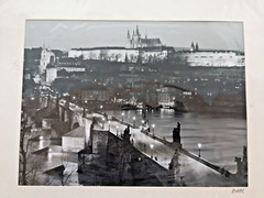 M. Hynek Photo Print Signed Prague Czech Republic Charles Bridge