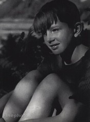 1960 Vintage 8×10 CUTE FRENCH BOY Outdoor Portrait Male Photo Art ~ JOS LE DOARE