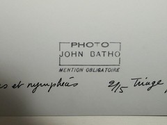 John Batho, C Print, Giverny, L’Etang, Lilas at Nympheas, 1983 Edition 2/15