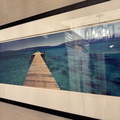 Peter Lik «Tahoe Jetty» Lake Tahoe 1M Framed Picture w/ COA