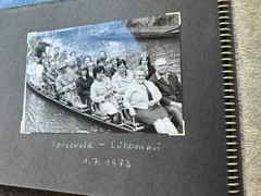 Old photo album civilian with defects, life in the GDR/51