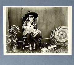 Girl With Cat c. 1885 Fotofolio Art Photo Print Card 4.25”x6”
