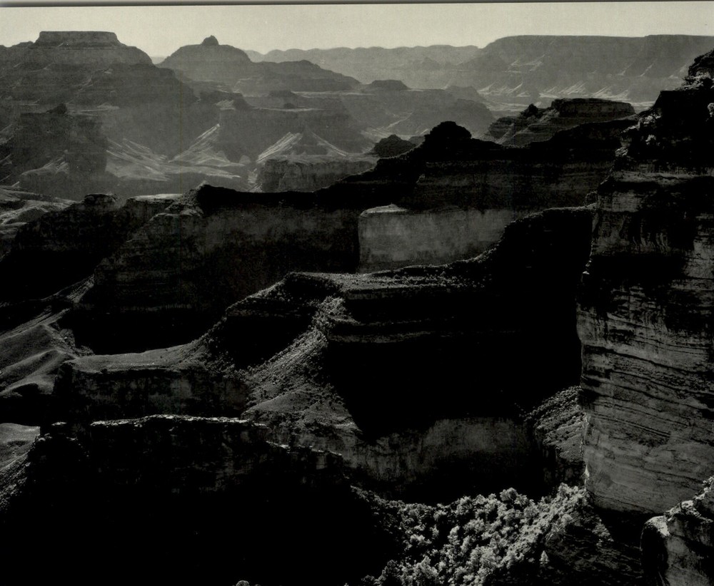 1950 Ansel Adams From South Rim The Grand Canyon National Park Art Photo Gravure