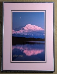 Johnny Johnson «Denali Sunset» Ltd Ed Print 823/950 Signed 1987 Framed