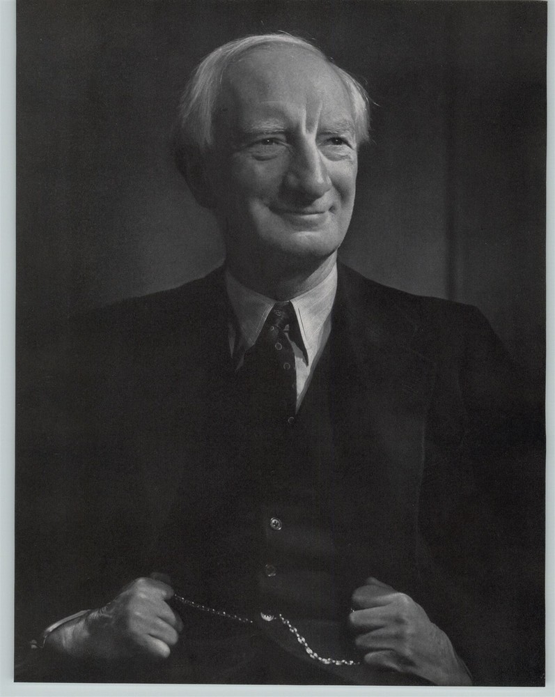 1946 Yousuf Karsh Original William Henry Beveridge Oxford Portrait Photo Gravure
