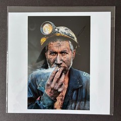 Magnum Square Print by Steve McCurry: Coal Miner, Afghanistan, 2002 (Signed)
