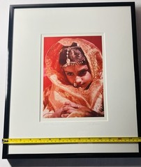 Color Photograph Young Princess by Lisa Kristine Framed Signed