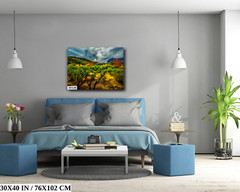 Stormy Glow: Arizona American Southwest Landscape Nature Wall Art Canvas Print