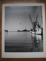 Vintage 1973 Lansing MI Artist Photo Print – Lg 14×17 B/W – Wooden Tuna Boat