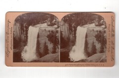 Stereoscopy Vernal Fall and Rapids / Yosemite Valley / USA
