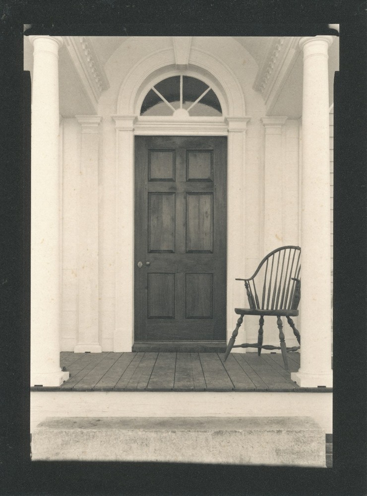 Vintage Photograph 1992 William Blunt Door & Chair Platinum Palladium Print