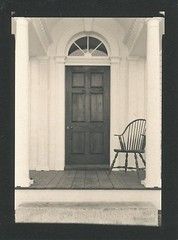 Vintage Photograph 1992 William Blunt Door & Chair Platinum Palladium Print
