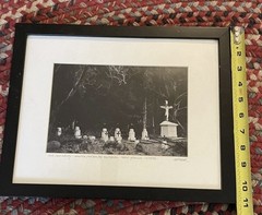 Maria Ratschitz Mission CEMETERY, South Africa, Framed, Signed B&W Photograph