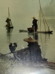 Four Boats, Hunan, 1984 Photography By Don Hong Oai Signed
