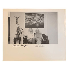 Damon Knight, Kate Wilhelm / Signed Photograph 1984