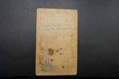 Photo portrait CDV KAB woman model Salzburg Bad Gastein profile picture old 1901 name