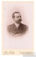 Photography Freitag, Dresden – portrait gentleman with mustache, photography